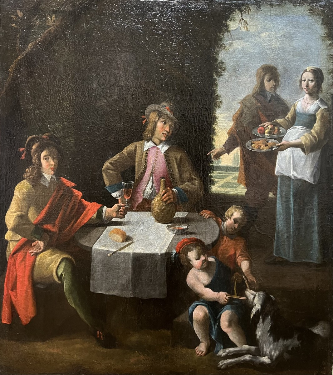 Circle Of The Le Nain Brothers, The Rustic Snack, Circa 1650