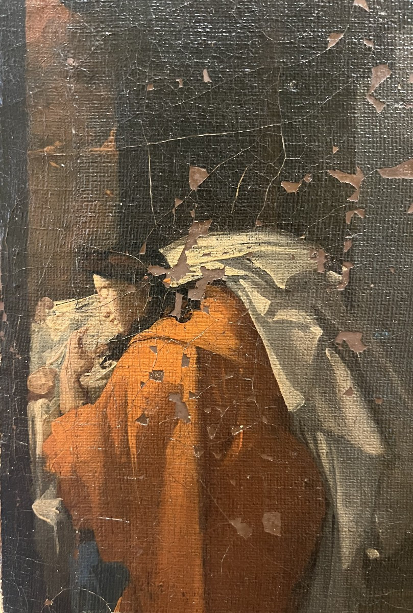 Ecole française du début du XIXe siècle, Etude pour une déploration -photo-2