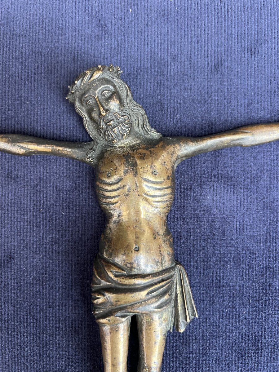 Bronze Christ, 15th Century.-photo-2