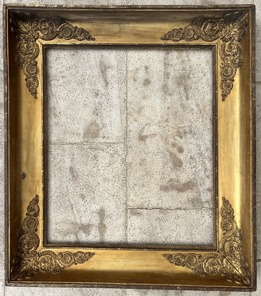 Large Frame From The Empire Period, 55.5 X 66 Cm