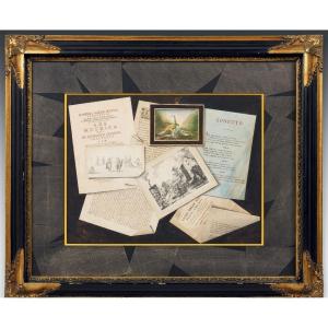 Ecole Italienne Vers 1800, Trompe l'Oeil.