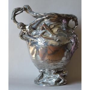 Henri Honoré Plé (1853-1922), Vase Art Nouveau.