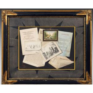 Ecole Italienne Vers 1800, Trompe l'Oeil.