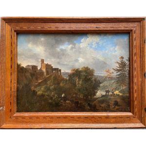 Nicolas-Antoine Taunay (1755-1830), Vue d’un Village italien.