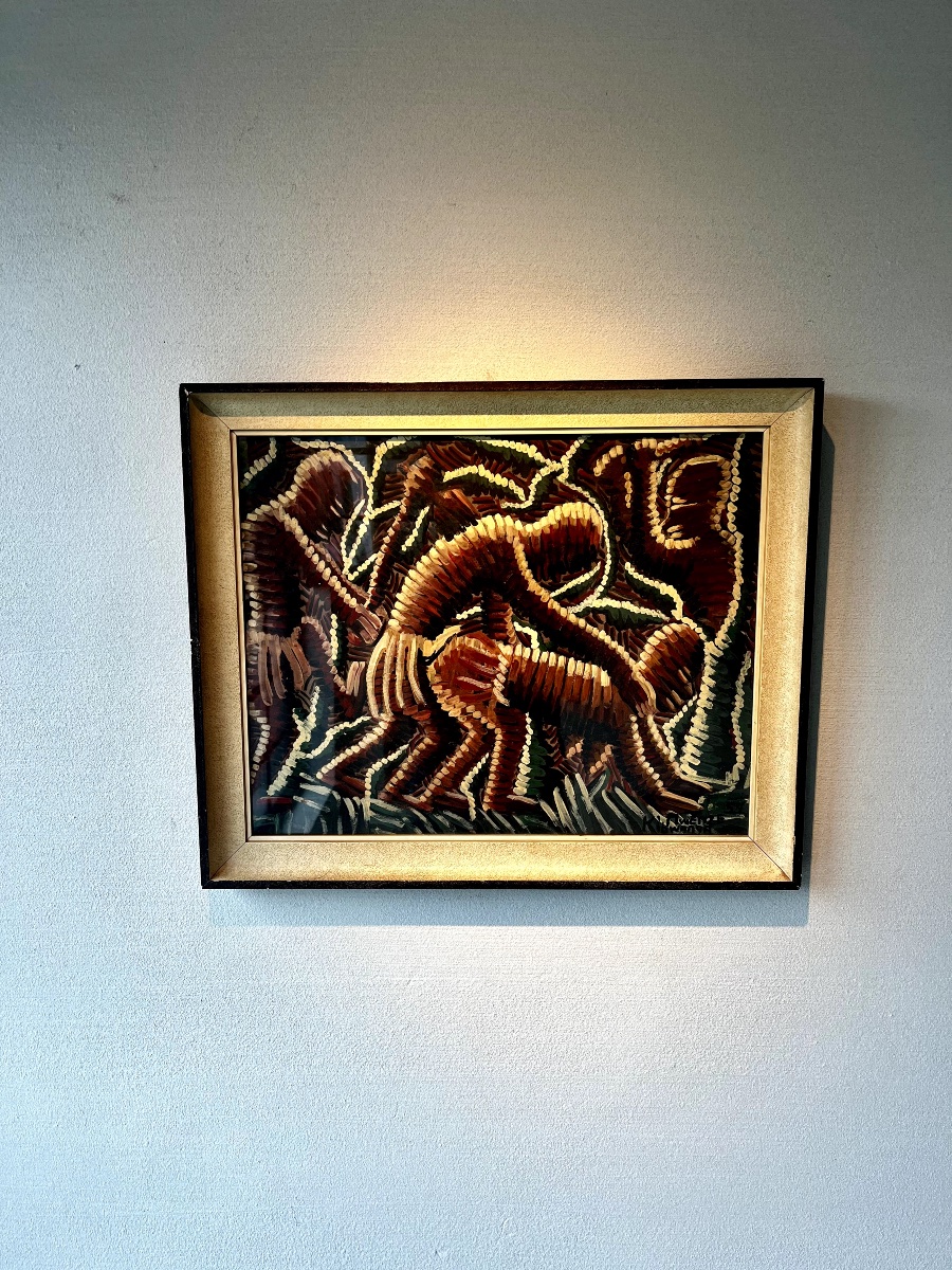 "Scène de Chasse" de Mwenze Kibwanga-photo-2