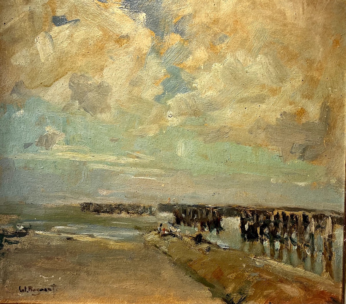 "the Damaged Pier" By Willy Bogaert 