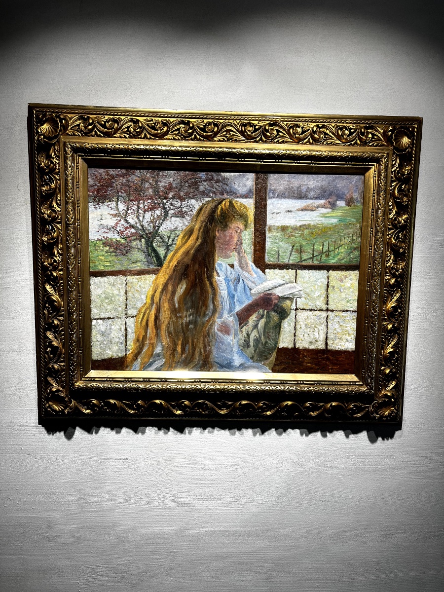"Femme lisant à la fenêtre" de Jean Vanden Eeckhoudt-photo-4