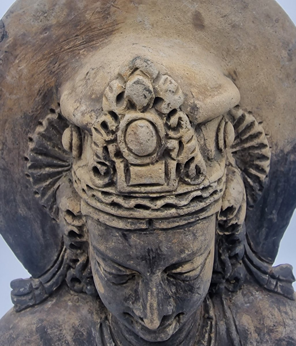 Inde - Buste Vishnu - Gupta - V Au VI Eme Siècle - Thermoluminescence.s-photo-4