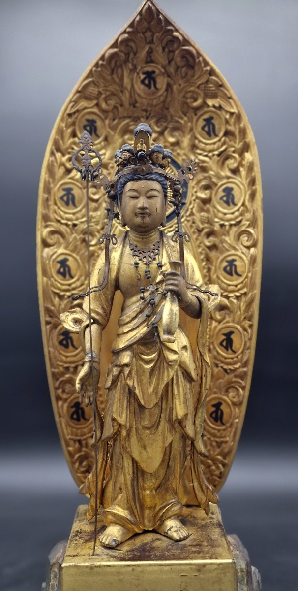Japan - Jûichimen-kannon With Butsudan - Edo-photo-3