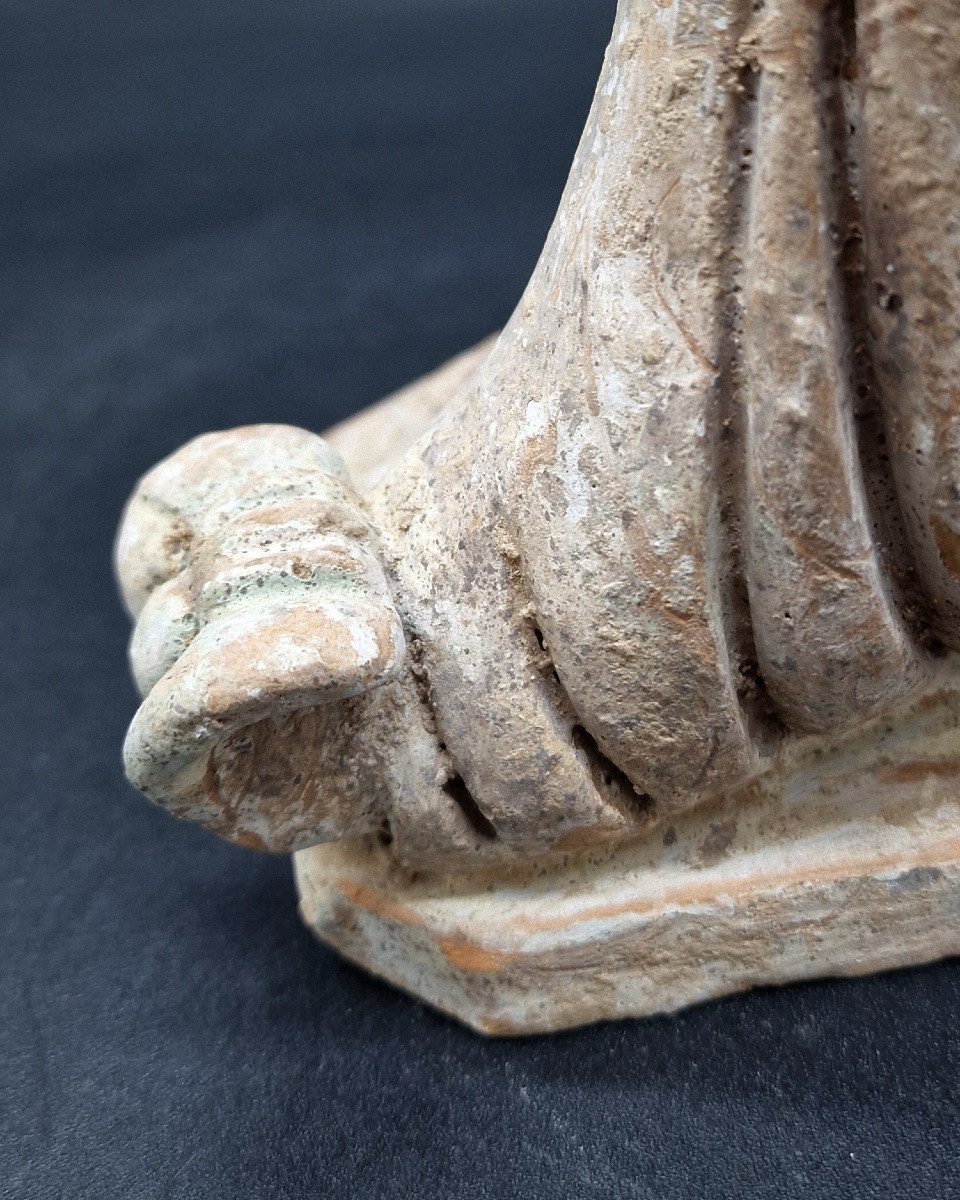 China - Great And Remarkable Fat Lady With Dog - Tang Dynasty - Tl-photo-7