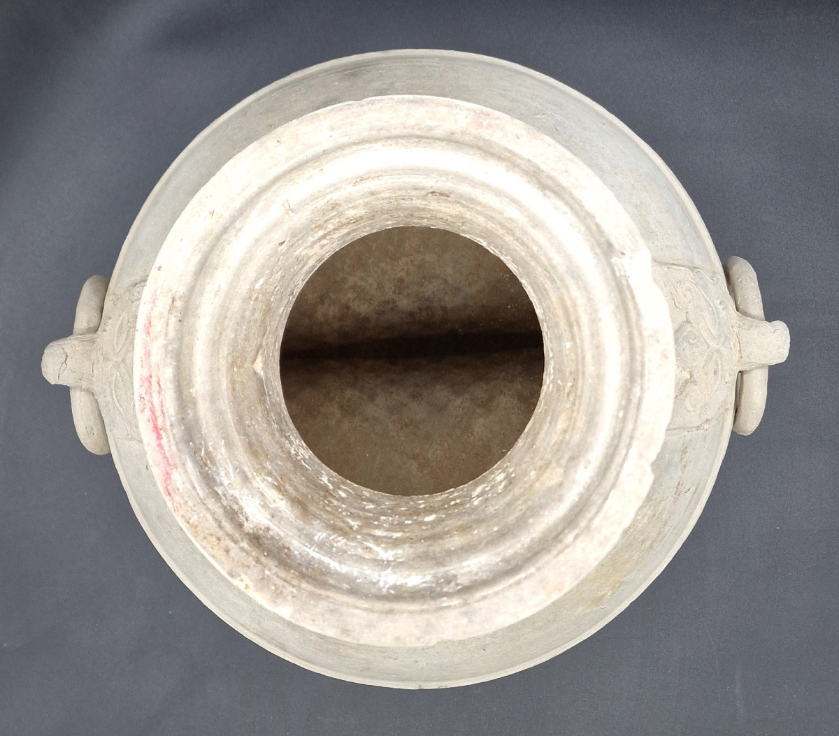 Chine - Vase Hu En Terre Cuite Avec Anneaux - Dynastie Han - TL-photo-3