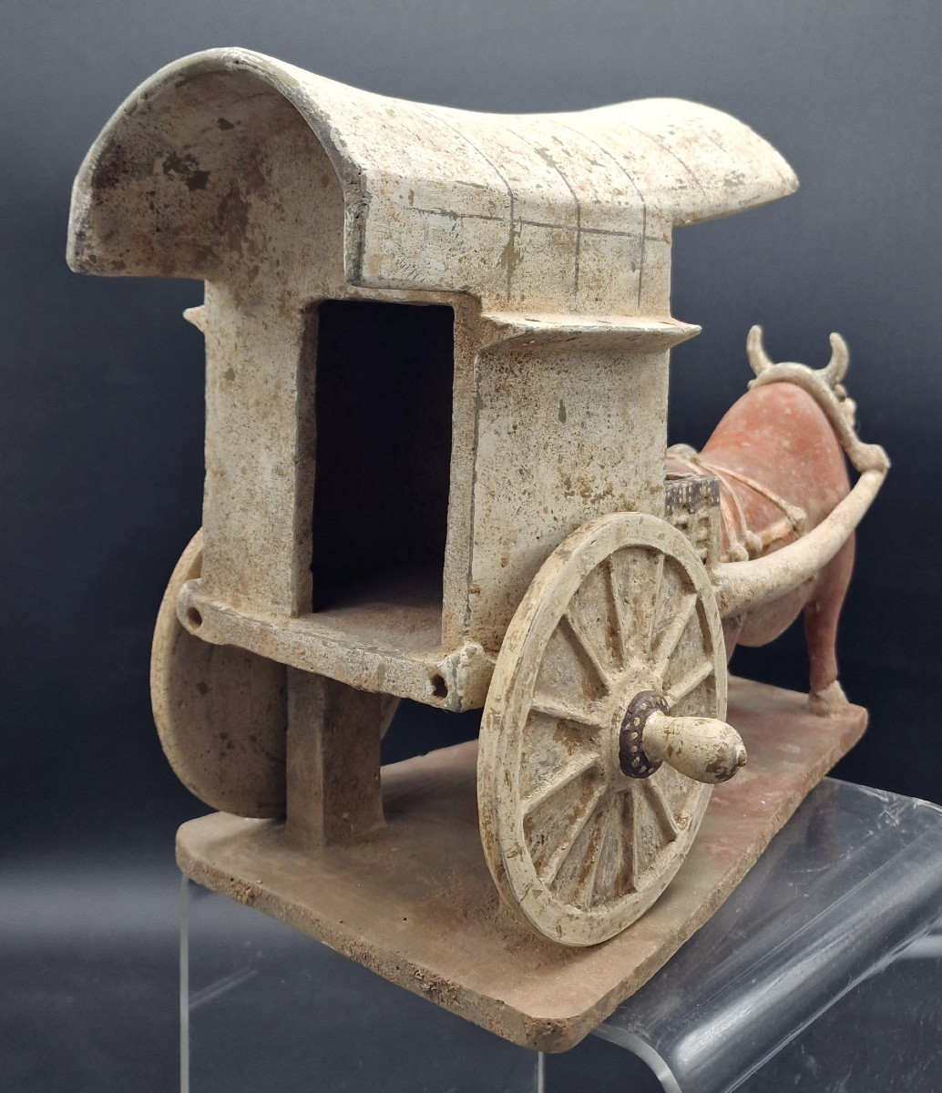 China - Chariot And Harnessed Ox - Wei Dynasty-photo-1
