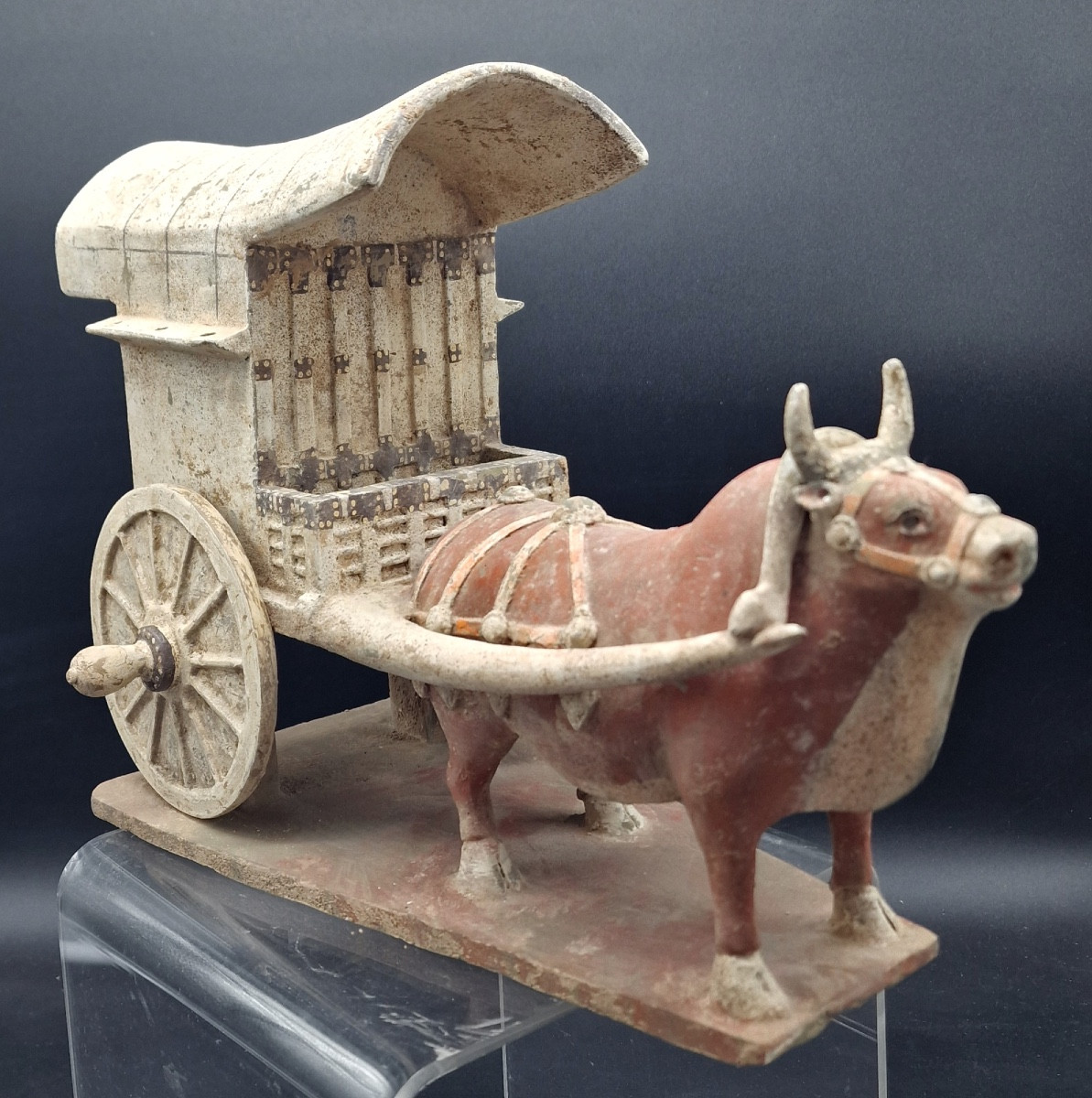 China - Chariot And Harnessed Ox - Wei Dynasty