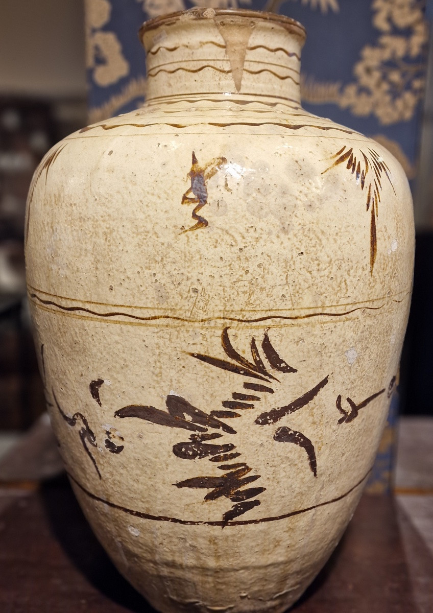China - Large Cizhou Jar - Yuan Dynasty - Tl-photo-3