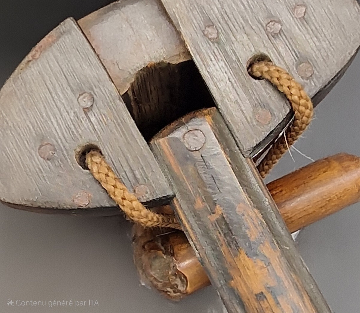 Japon - Inro à une case en bois laqué - Edo - 19ème.-photo-4