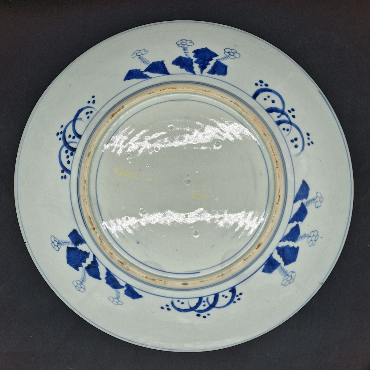 Japon - Grand plat rond - Imari - Meiji - 19ème.-photo-4