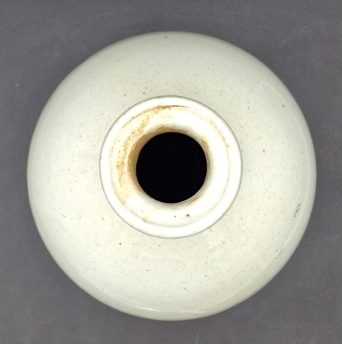Japon - Bouteille ovoïde en céramique céladon - Edo - 19ème.-photo-4