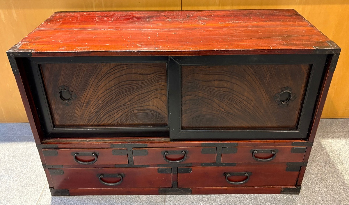 Japon - Isho Tansu – Époque Taisho (1912-1926)-photo-2