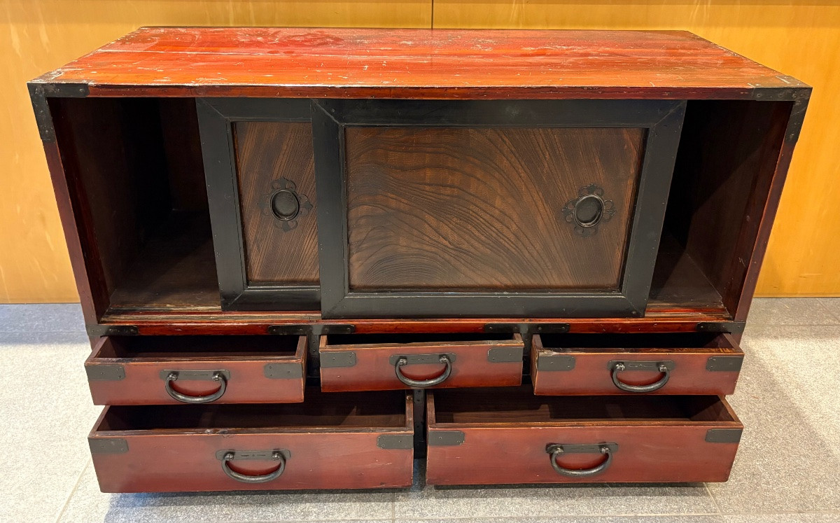 Japon - Isho Tansu – Époque Taisho (1912-1926)-photo-3