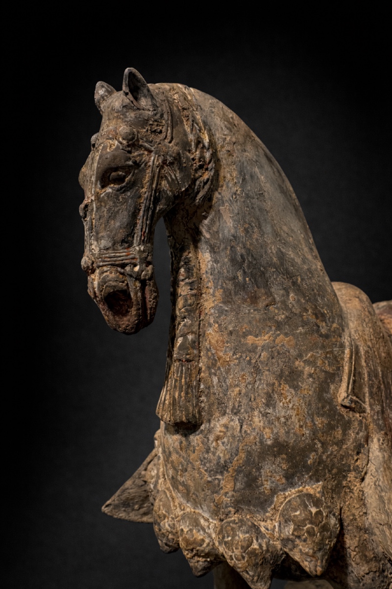 Chine - Cheval caparaçonné - Wei du Nord - TL-photo-2