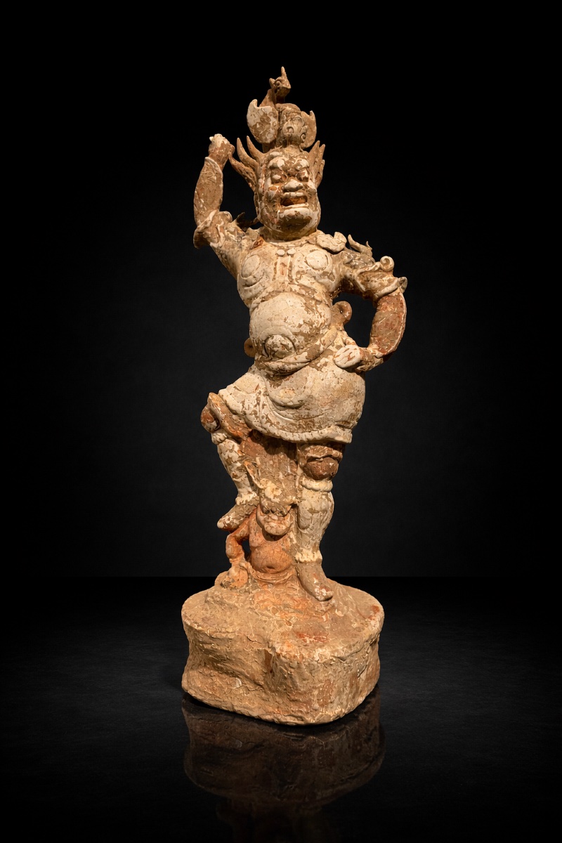 Chine - Paire de Lokapālas - Dynastie Tang - TL-photo-2