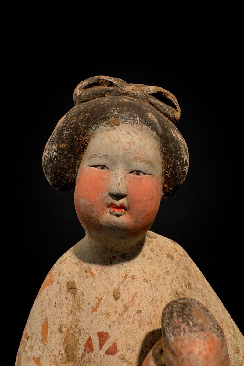 China - Large Fat Lady Holding A Child - Tang - Tl-photo-3