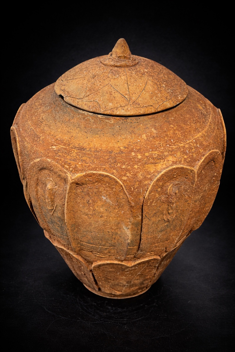 Chine - Urne Funéraire "Hunping" à Décor de Lotus - Période Six Dynasties(386 – 589) - TL-photo-4