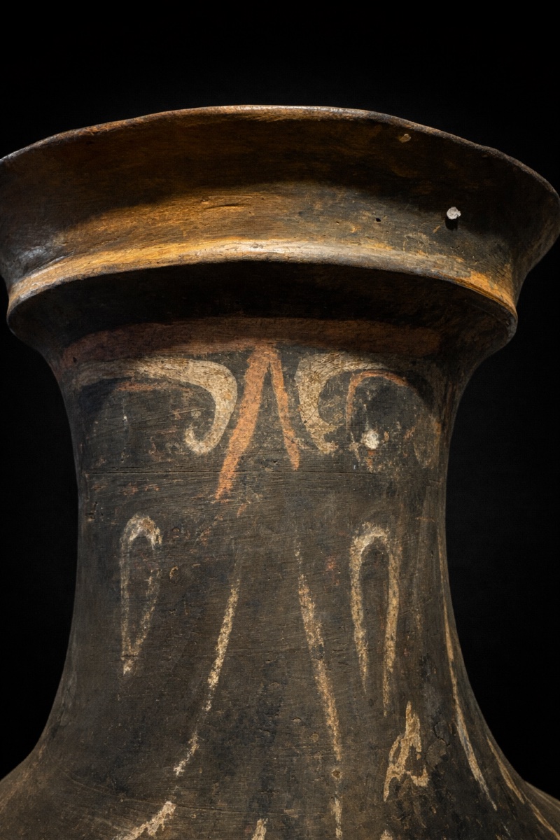 Chine - Grand Vase Hu avec couvercle. - Dynastie Han - TL-photo-2