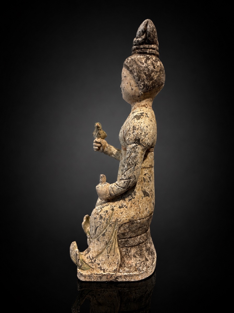 China - Courtesan With Falcon - Tang Dynasty - Tl-photo-2