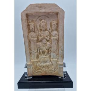 Chine - Stèle Bouddhique - Dynastie Sui - Tl