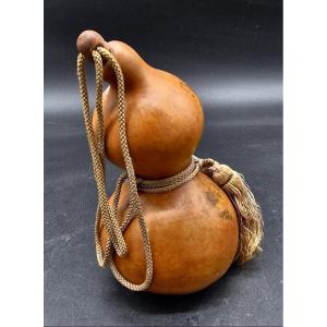 Japon - Double gourde "Hyotan" à saké (Tokkuri) - Meiji - 19ème.