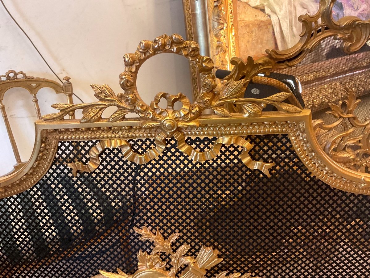 Pare Feu De Style Louis XVI Et D époque 19 Eme -photo-2