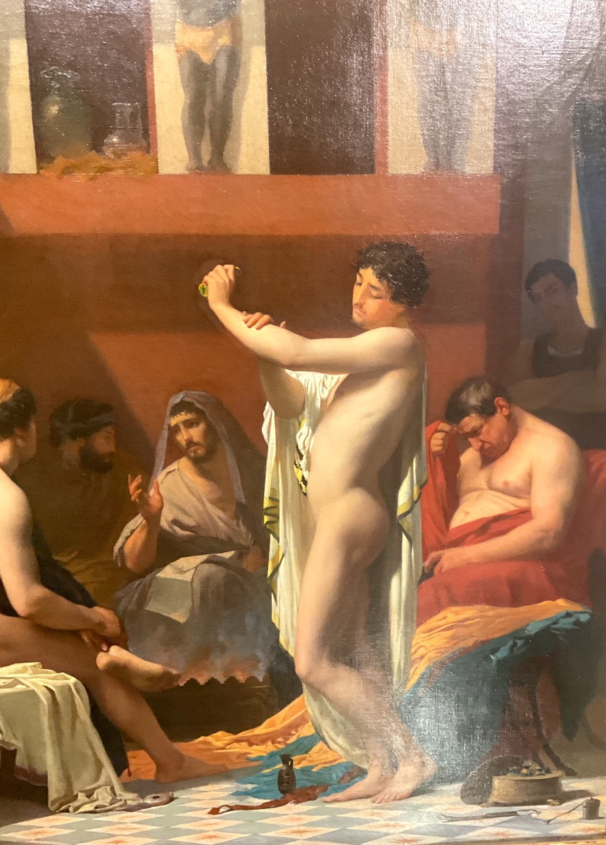 Tableau par Auguste Alexandre HIRSCH (1833-1912): Tépidarium -photo-4