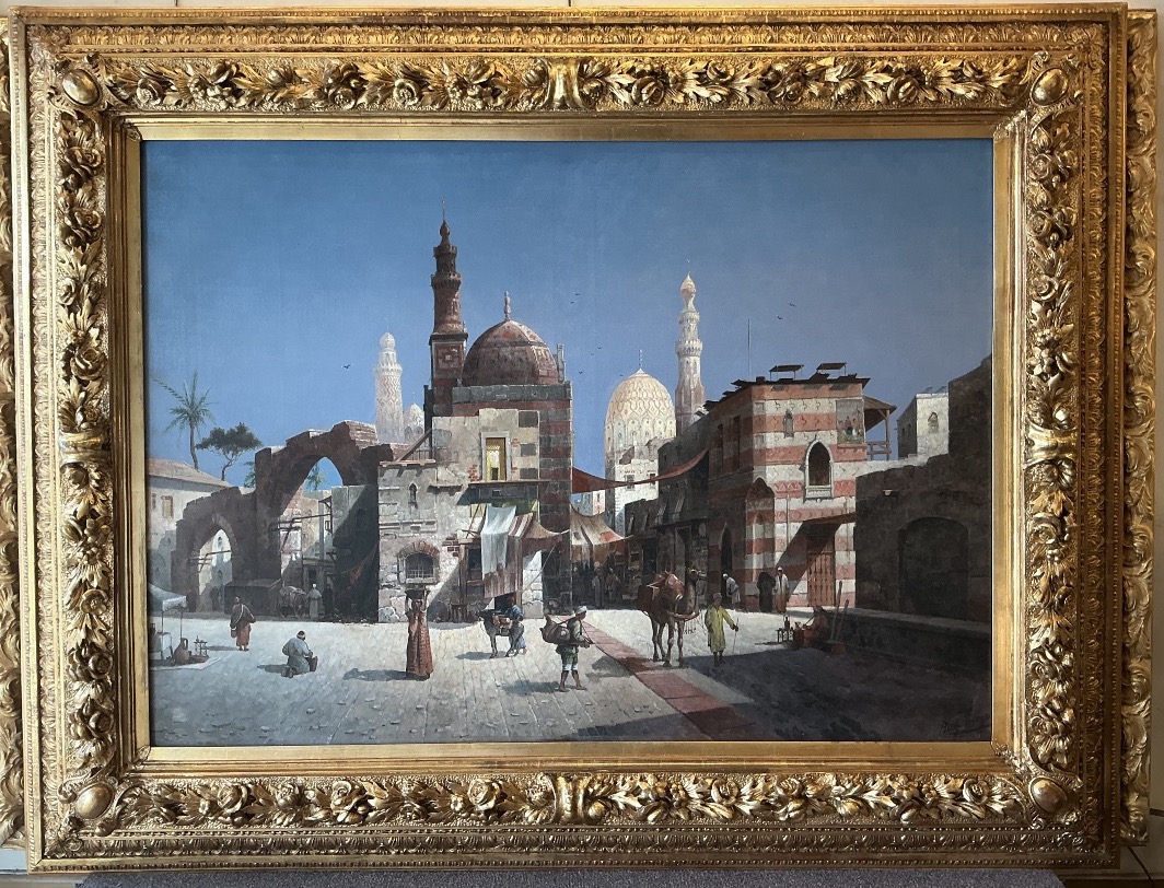 Painting By August Van Siègen (1850-1910) : Mosquée View From Lecaire
