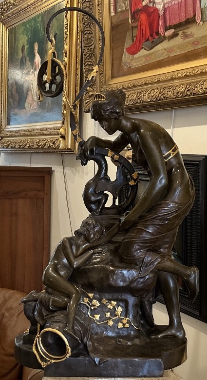 Large Bronze By Henri Vidal(1864-1918): 