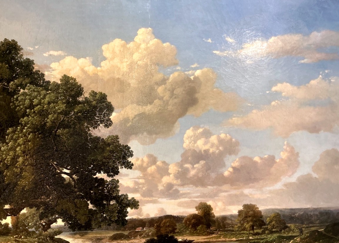 Grand tableau par Charles LEFEVRE (1810-?19 eme siècle ): paysage du Dauphiné -photo-2