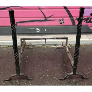 Cast Iron Fireplace Andirons