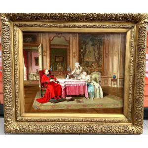 Painting By Victor Marais-milton(1872-1948) 