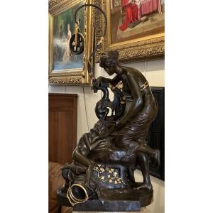 Large Bronze By Henri Vidal(1864-1918):