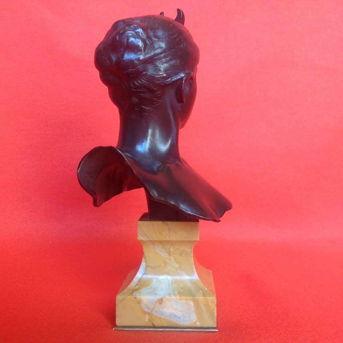 Diane Chasseresse Buste Bronze-photo-1