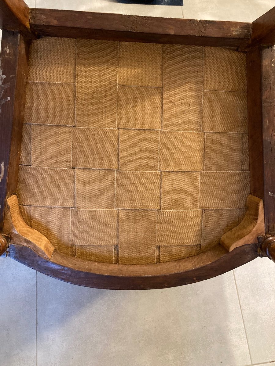 Paire de bergères d’époque Consulat-photo-3