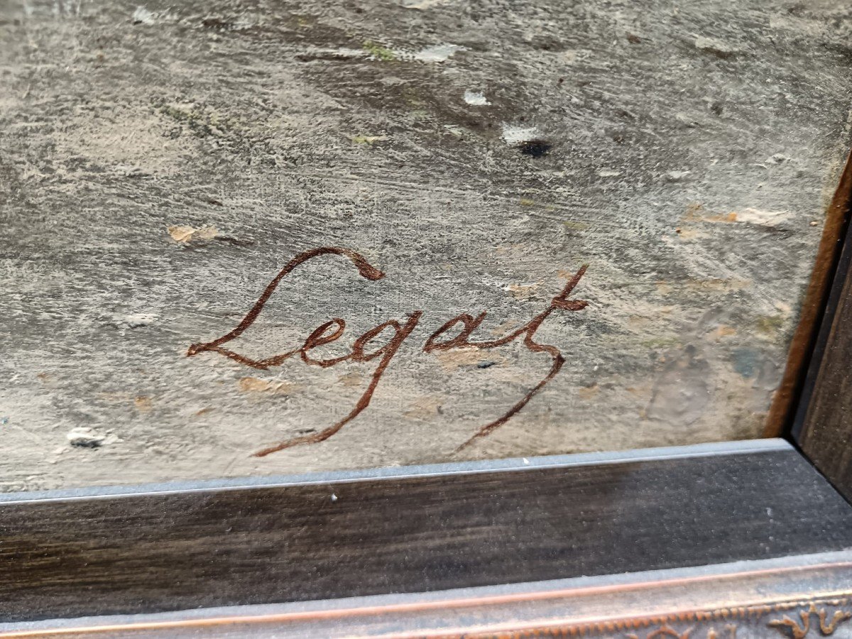 Léon Legat - Lively Village Street-photo-3