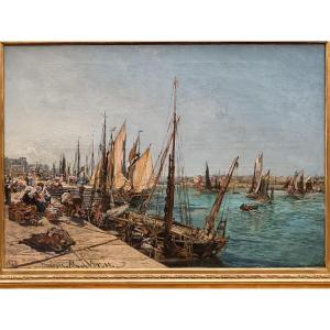 Veron Alexandre René  - Port De Boulogne Sur Mer