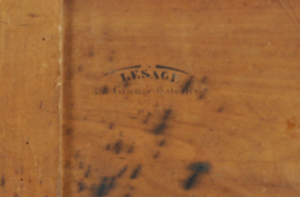 Table à dessin d'époque Charles X estampillée LESAGE-photo-3