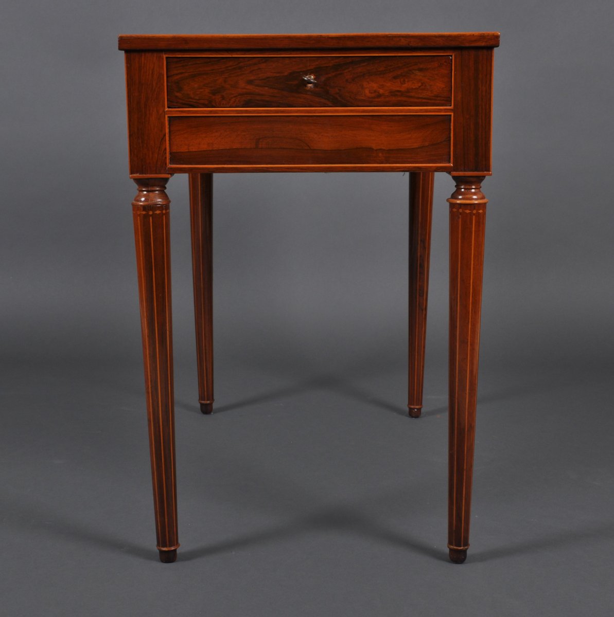Bureau d'époque Charles X en palissandre.-photo-3