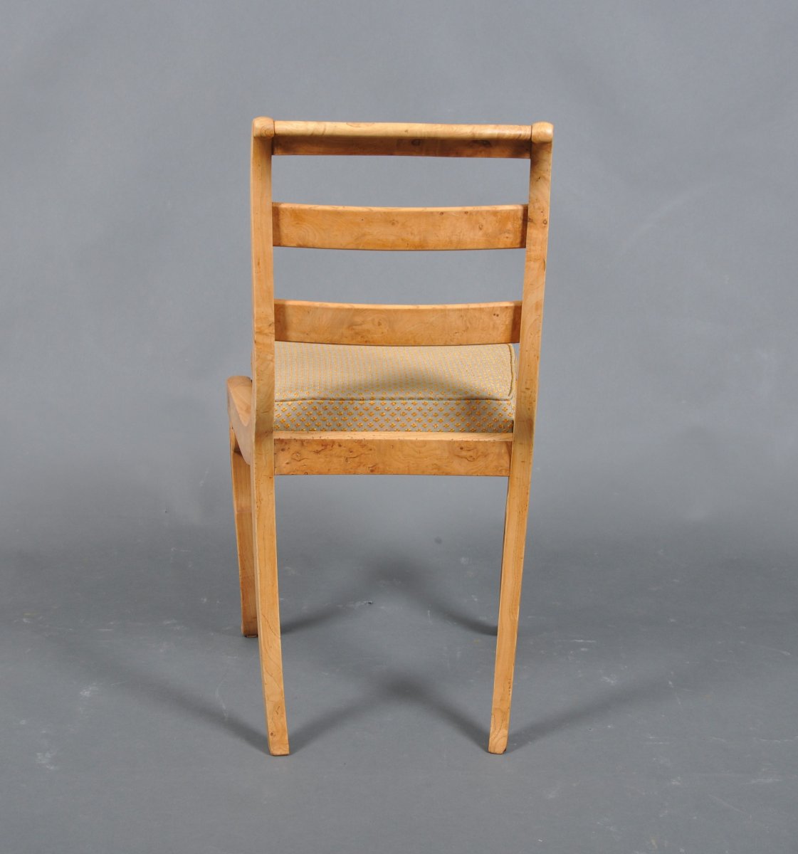Suite de quatre chaises d'époque Charles X en frêne.-photo-1