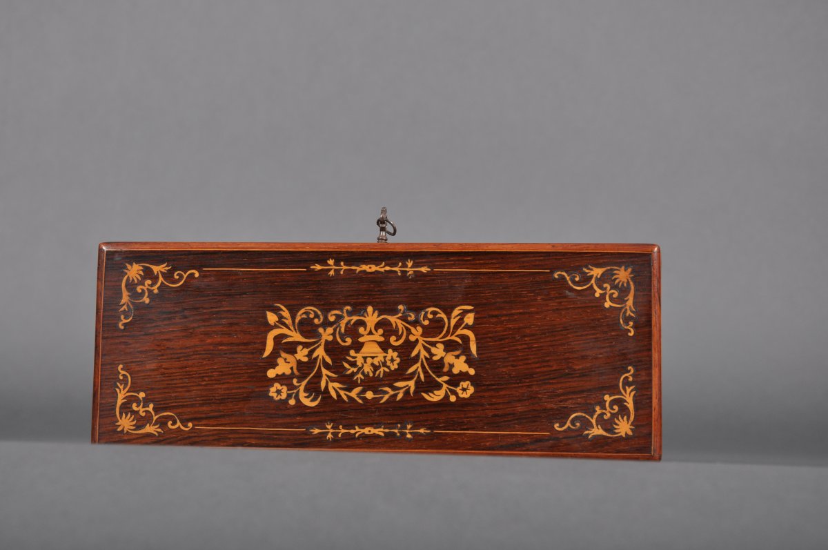 Charles X - Louis-philippe Period Box In Rosewood.-photo-3