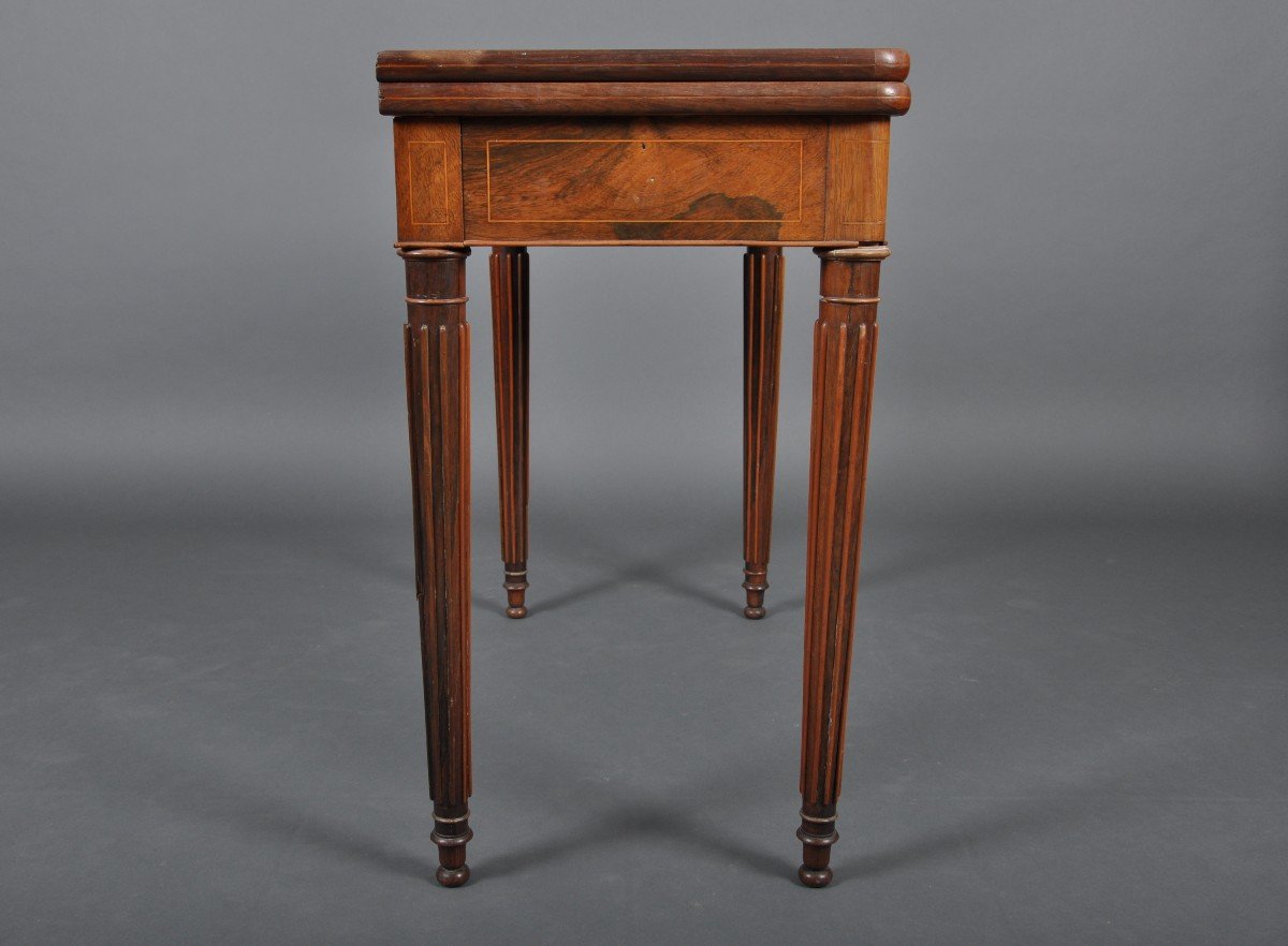 Charles X Period Game Table In Rosewood-photo-1