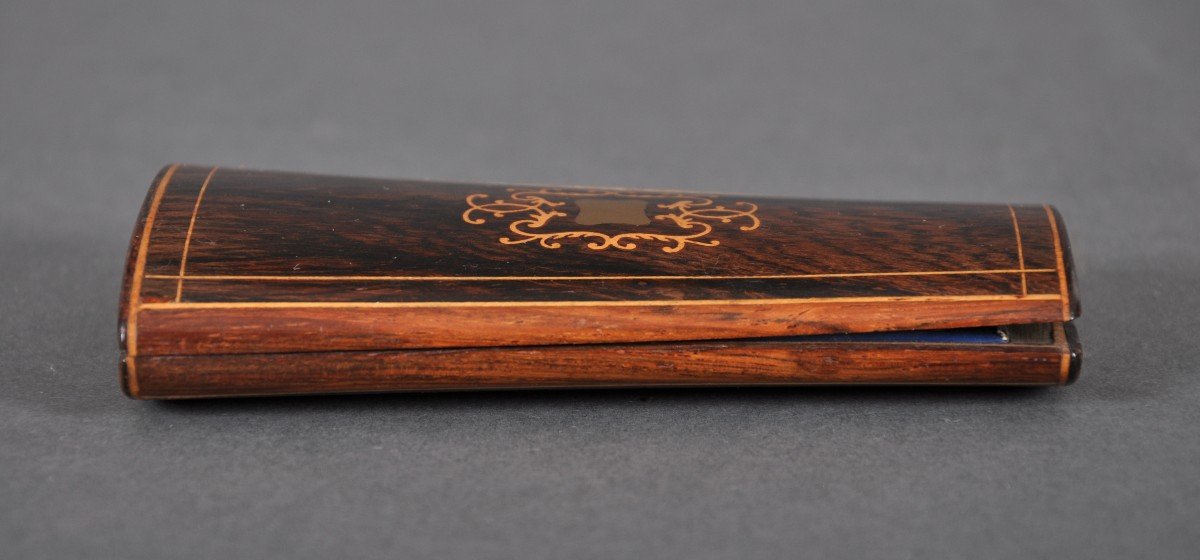 Sewing Kit From The Charles X - Louis-philippe Period In Vermeil And Its Rosewood Case-photo-3