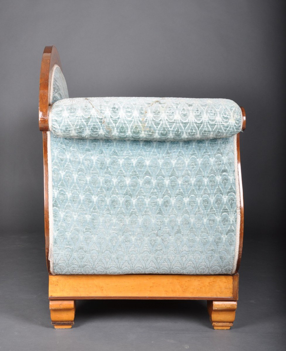 Charles X Period Daybed In Speckled Maple-photo-3